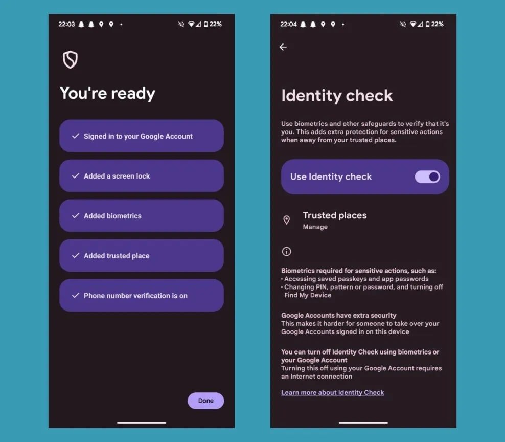 seguridad avanzada de android 16